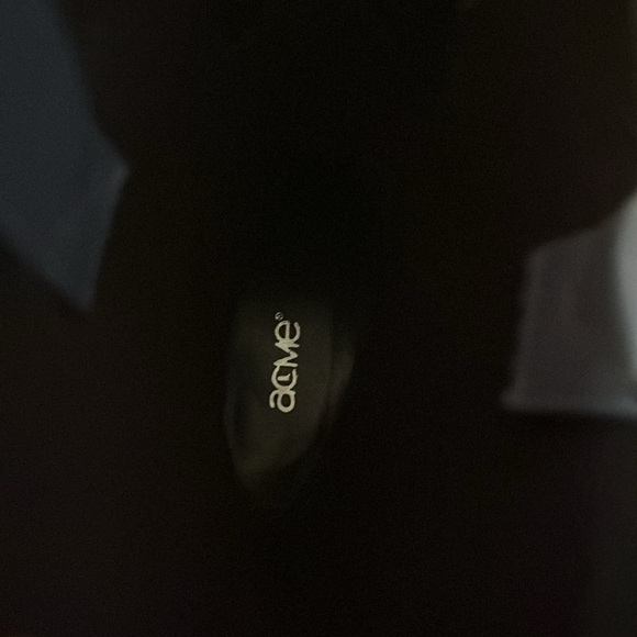 VINTAGE NEW OLD STOCK! ACME denim leather western boots women’s 8 - Picture 8 of 15